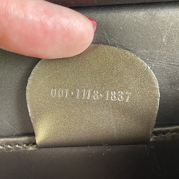 GUCCI Bronze and Metallic Leather Flap Handbag Purse - Picture 16 of 16